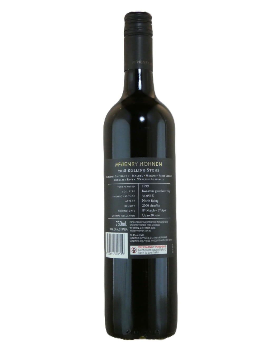 McHenry Hohnen Rolling Stone Margaret River Red Blend - 2018 (750ml)