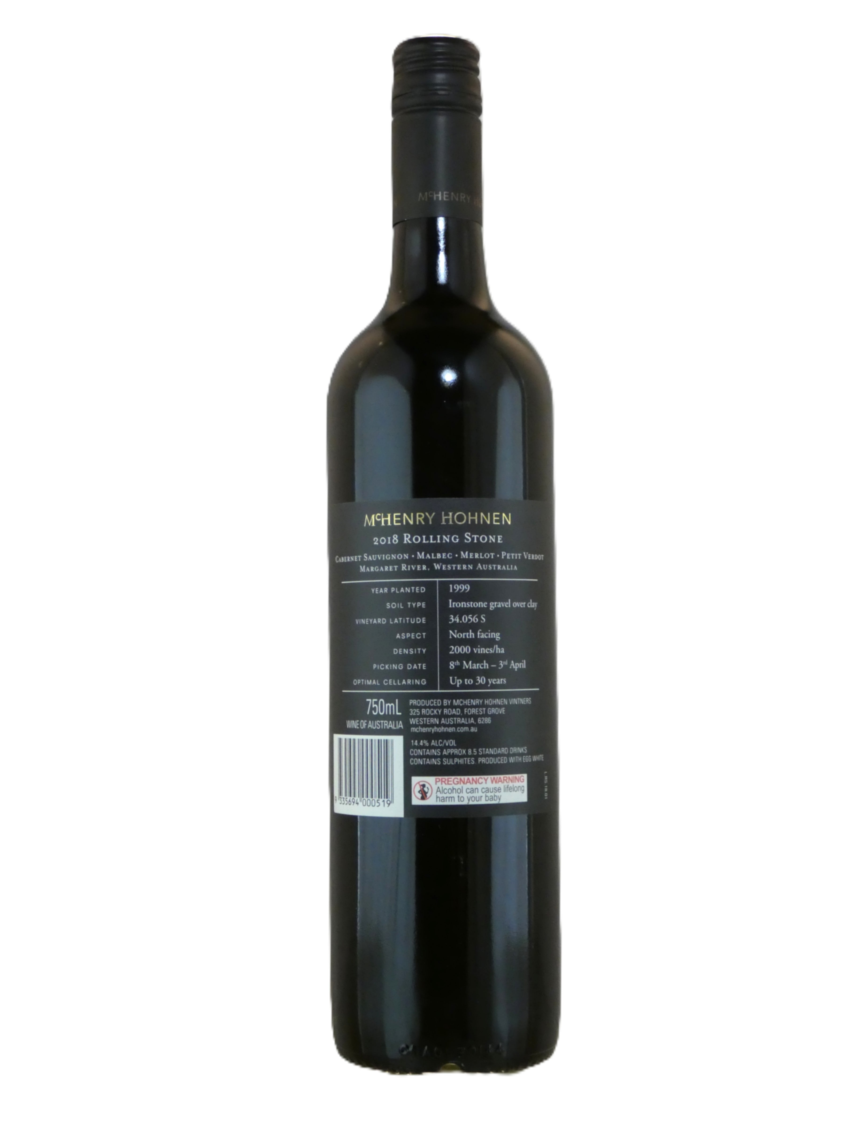 McHenry Hohnen Rolling Stone Margaret River Red Blend - 2018 (750ml)