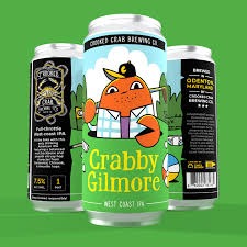 Crooked Crab Crabby Gilmore West Coast IPA(16oz Can 4pk)