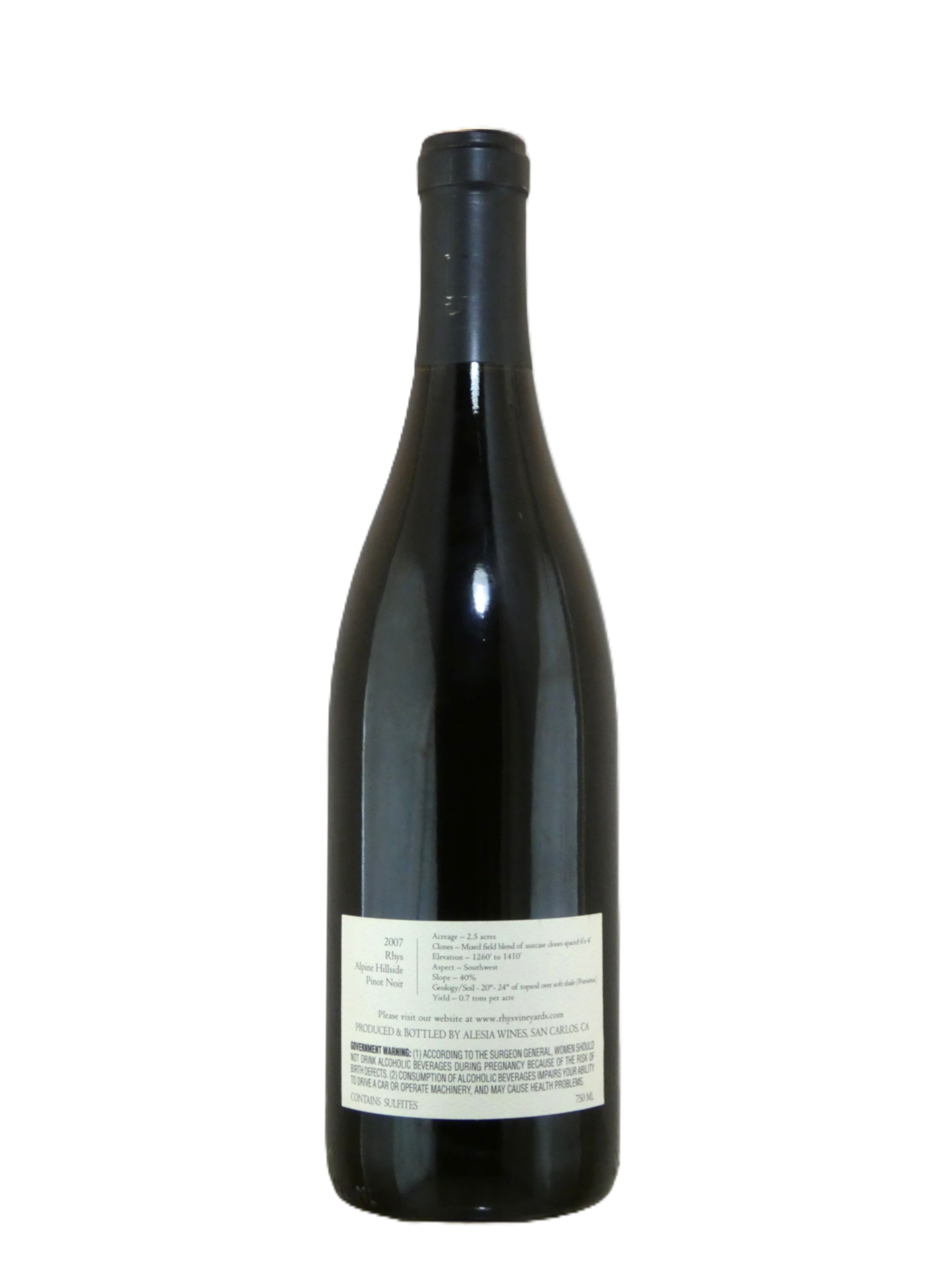 Rhys Vineyards Pinot Noir Alpine Hillside - 2007 (750ml)