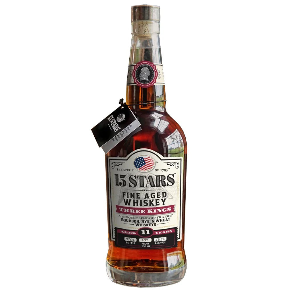 15 Stars Three Kings Blended Straight Bourbon (750ml)