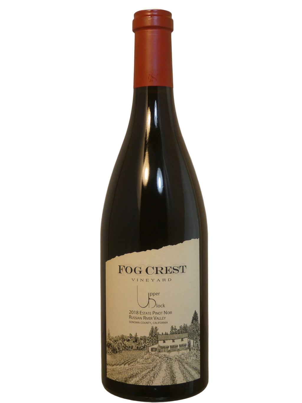 Fog Crest Vineyard Upper Block Estate Pinot Noir - 2018 (750ml)