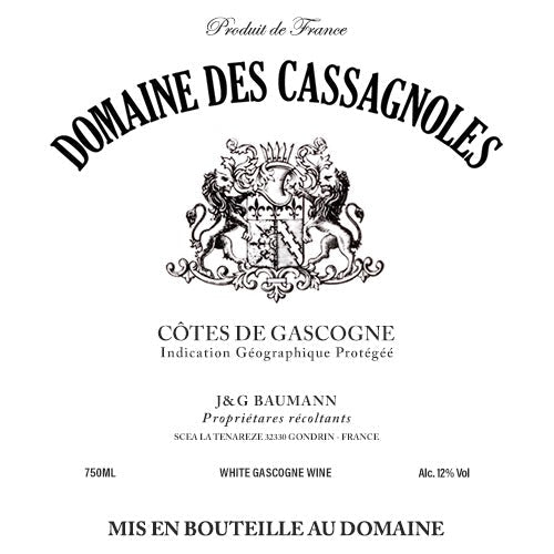 Domaine des Cassagnoles Gros Manseng-Reserve Selection - 2017 (750ml)