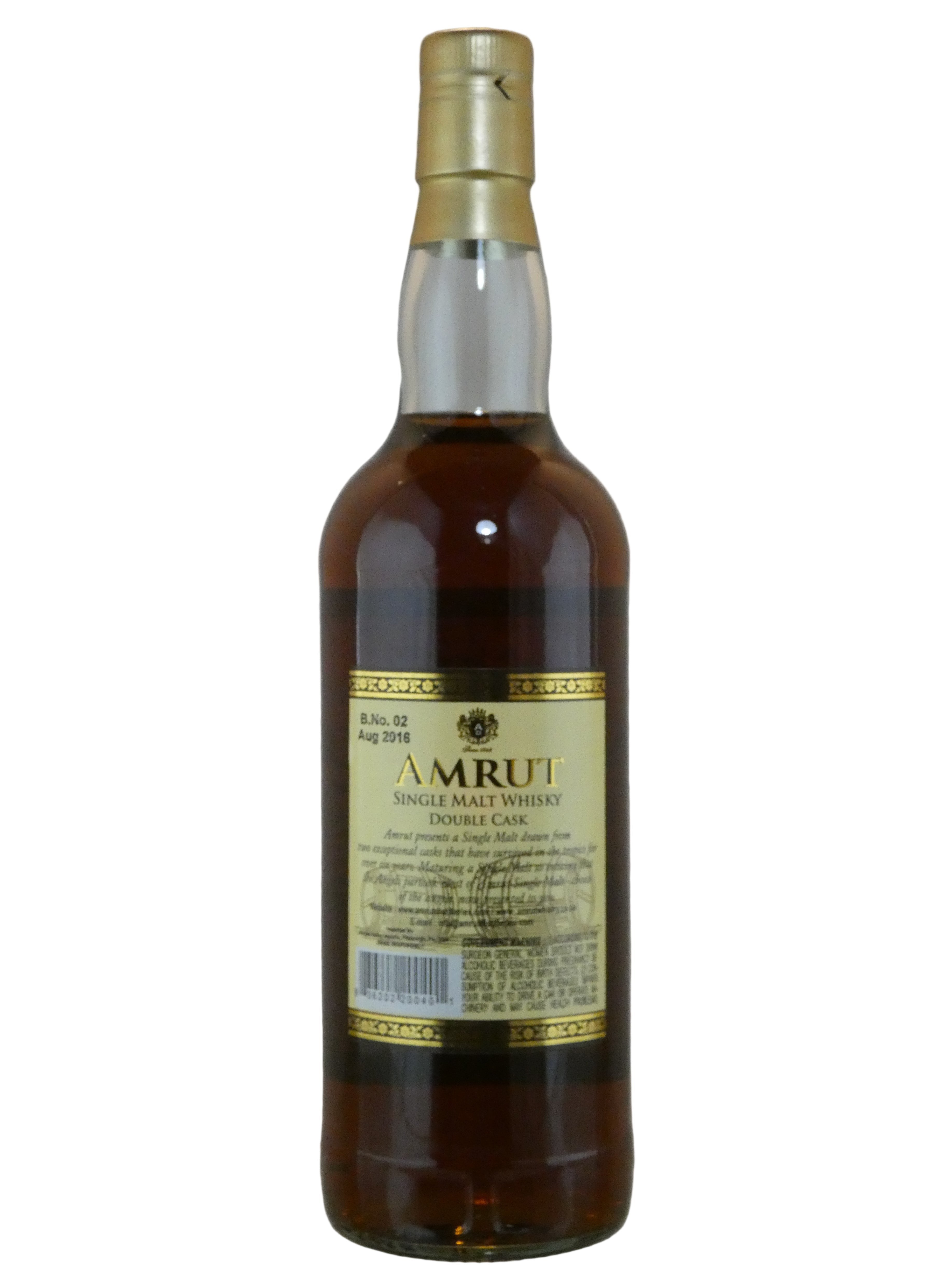 Amrut Double Cask Single Malt Whisky (750ml)