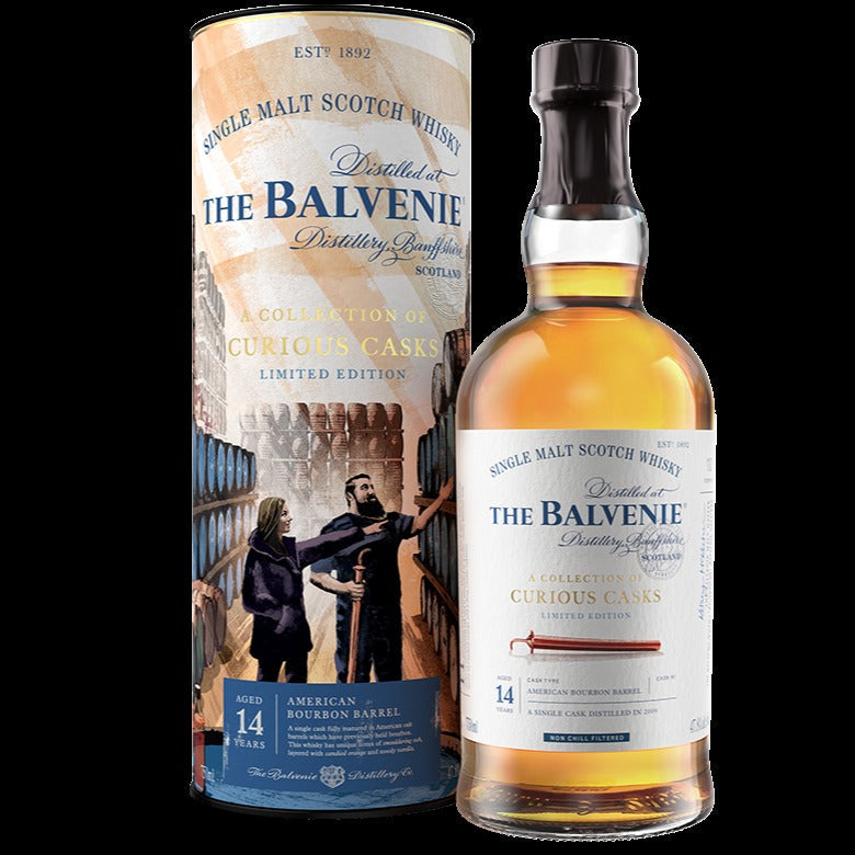 Balvenie 'A Collection of Curious Casks' American Bourbon Barrel 14 Year Old Single Malt Scotch (750ml)