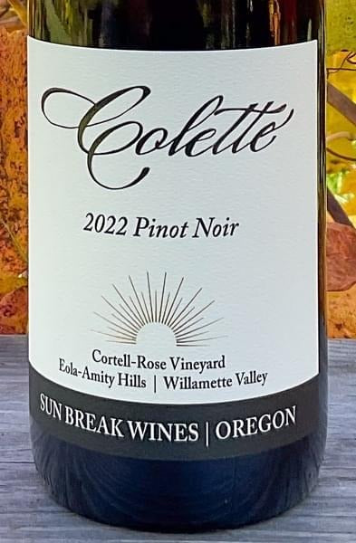 Sunbreak Pinot Noir Colette- 2022 (750ml)