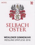 Selbach Oster Wehlener Sonnenuhr Riesling Spatlese - 1991 (750ml)