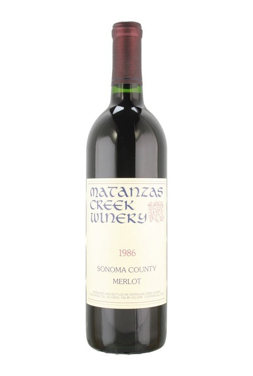 Matanzas Creek Merlot - 1986 (750ml)