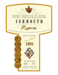 De Muller Vermouth Reserva - NV (750ml)