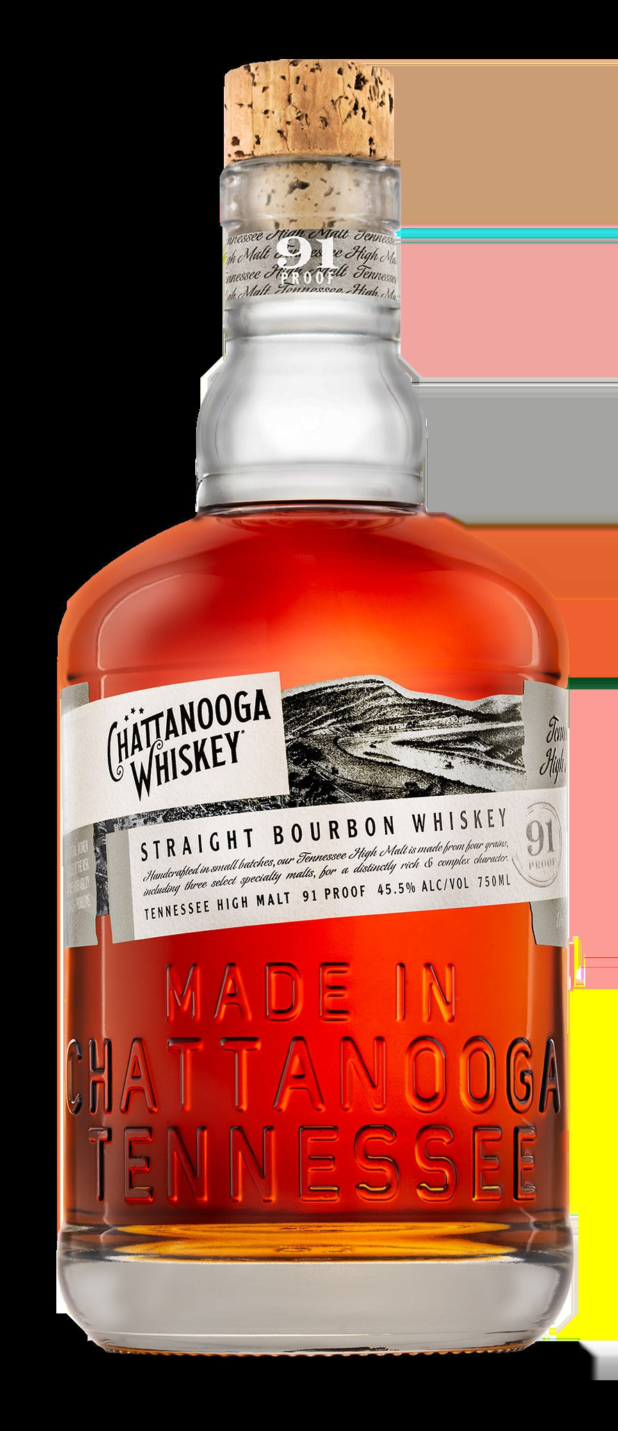 Chattanooga Straight 91 Bourbon Whiskey (750ml)