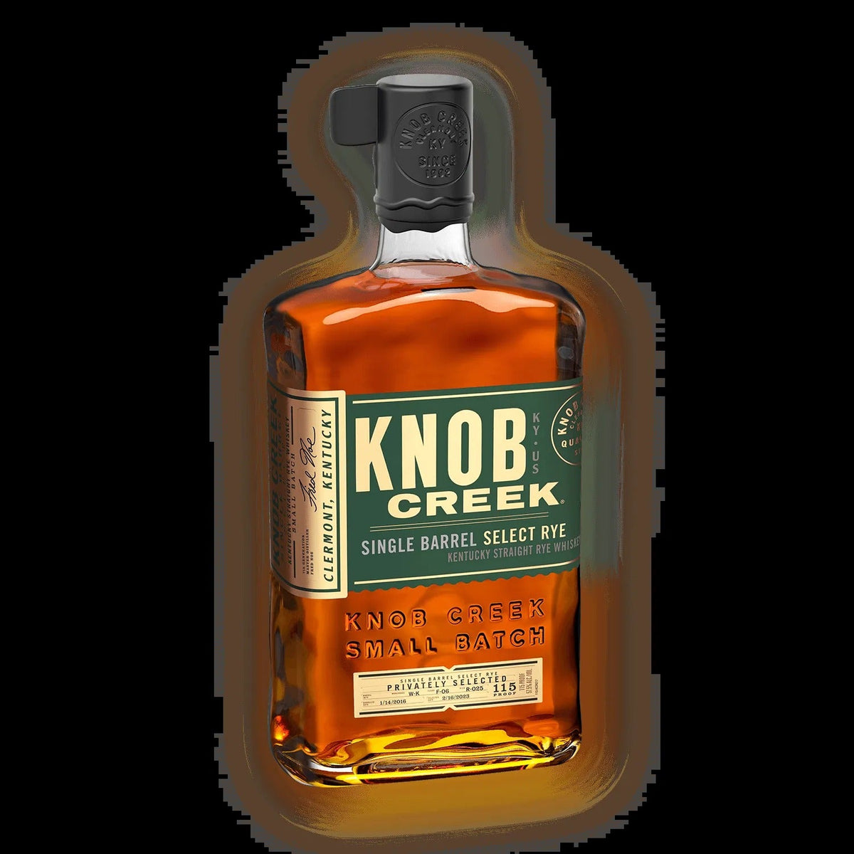 Knob Creek Single Barrel Rye Thompson Barrel Pick 115 Proof (750ml)