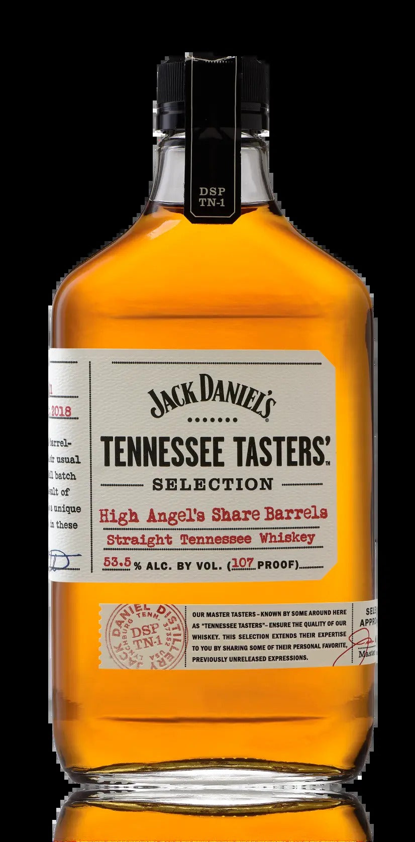 Jack Daniel's Tennessee Tasters Series #1 - High Angels Share Barrel - 2018 Release (375ml)