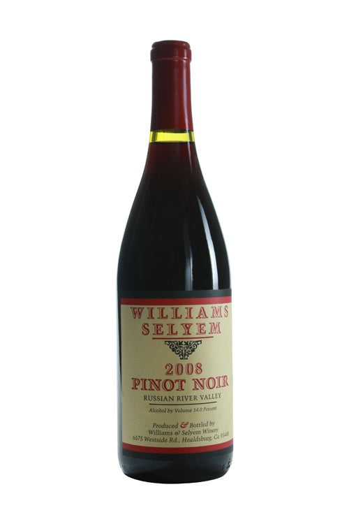 Williams Selyem Pinot Noir Russian River Valley - 2008 (750ml)