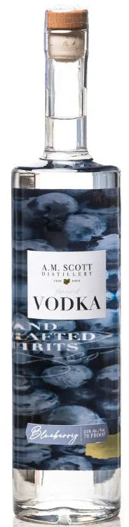 A.M. Scott Distillery Blueberry Vodka (750ml)