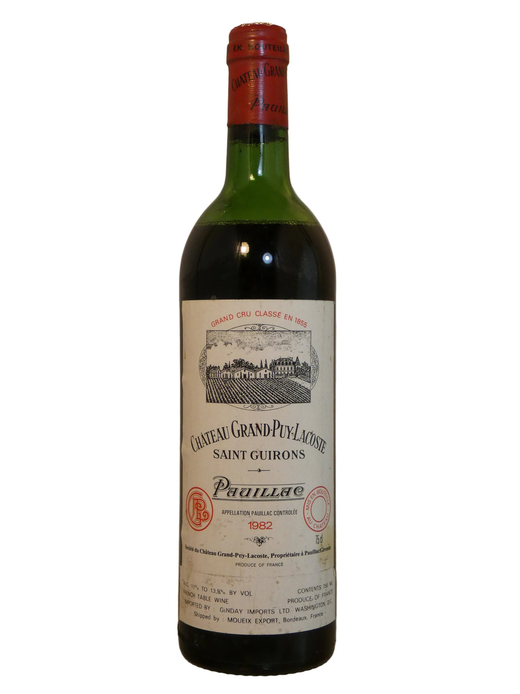Grand-Puy-Lacoste (Mid-Shoulder) - 1982 (750ml)