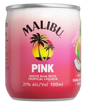 Malibu Pink Rum (100ml Can)