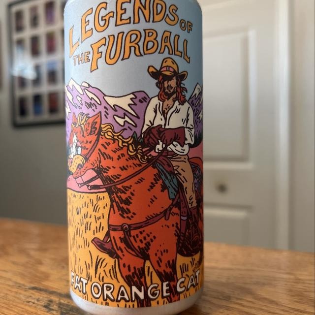 Fat Orange Cat Legends of the Furball Wheat Ale(16oz Can 4pk)