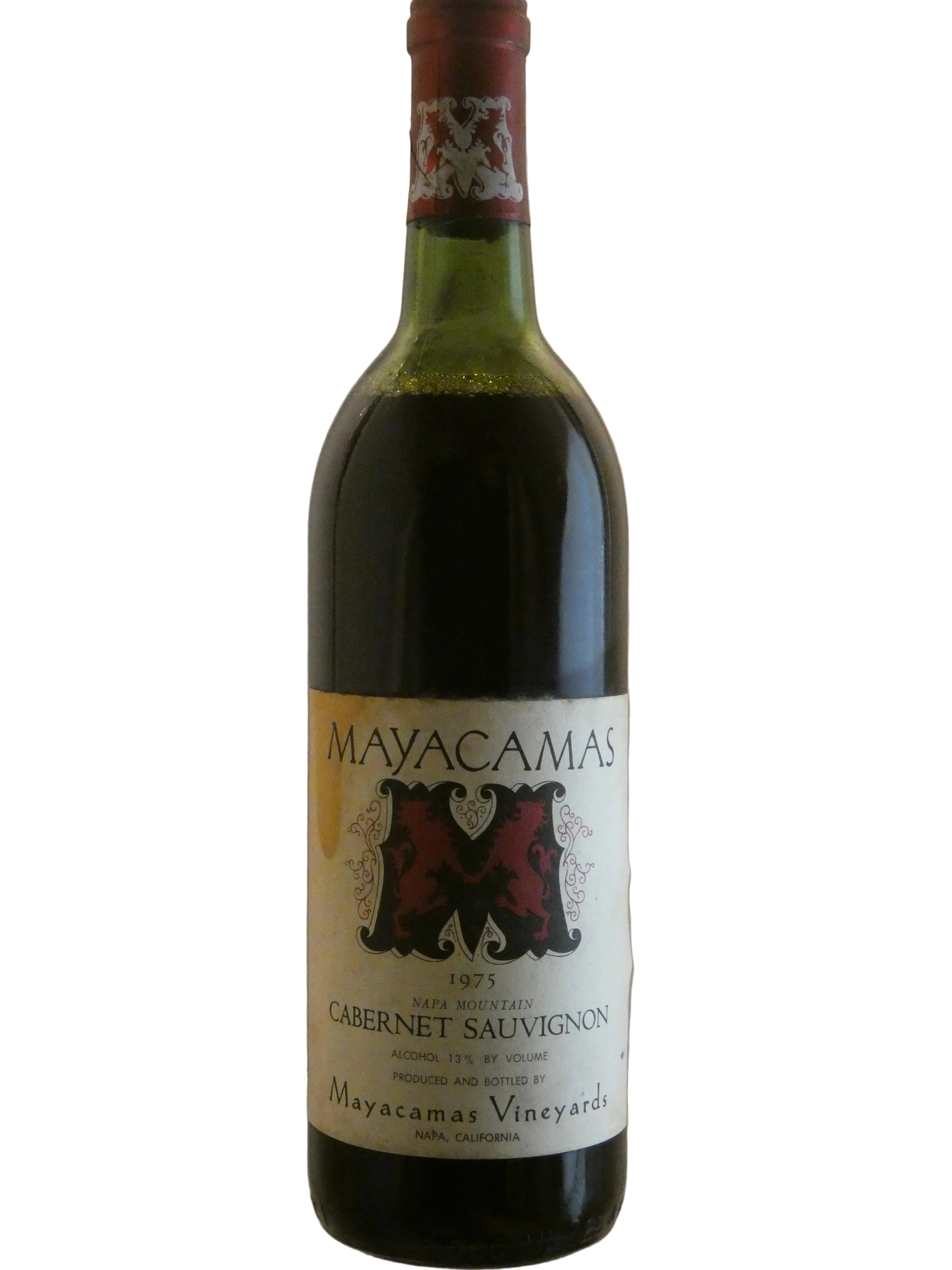 Mayacamas Vineyards Mayacamas Vineyard Cabernet Sauvignon (High Mid Shoulder) - 1975 (750ml)