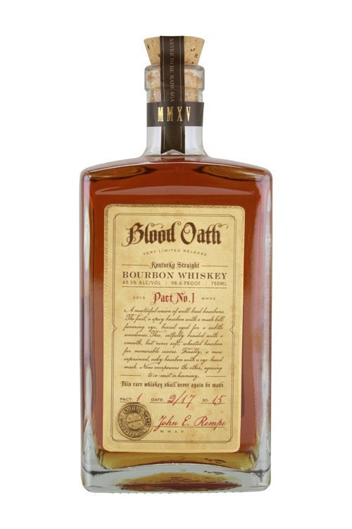 Blood Oath Bourbon Pact No. 1 (750ml)