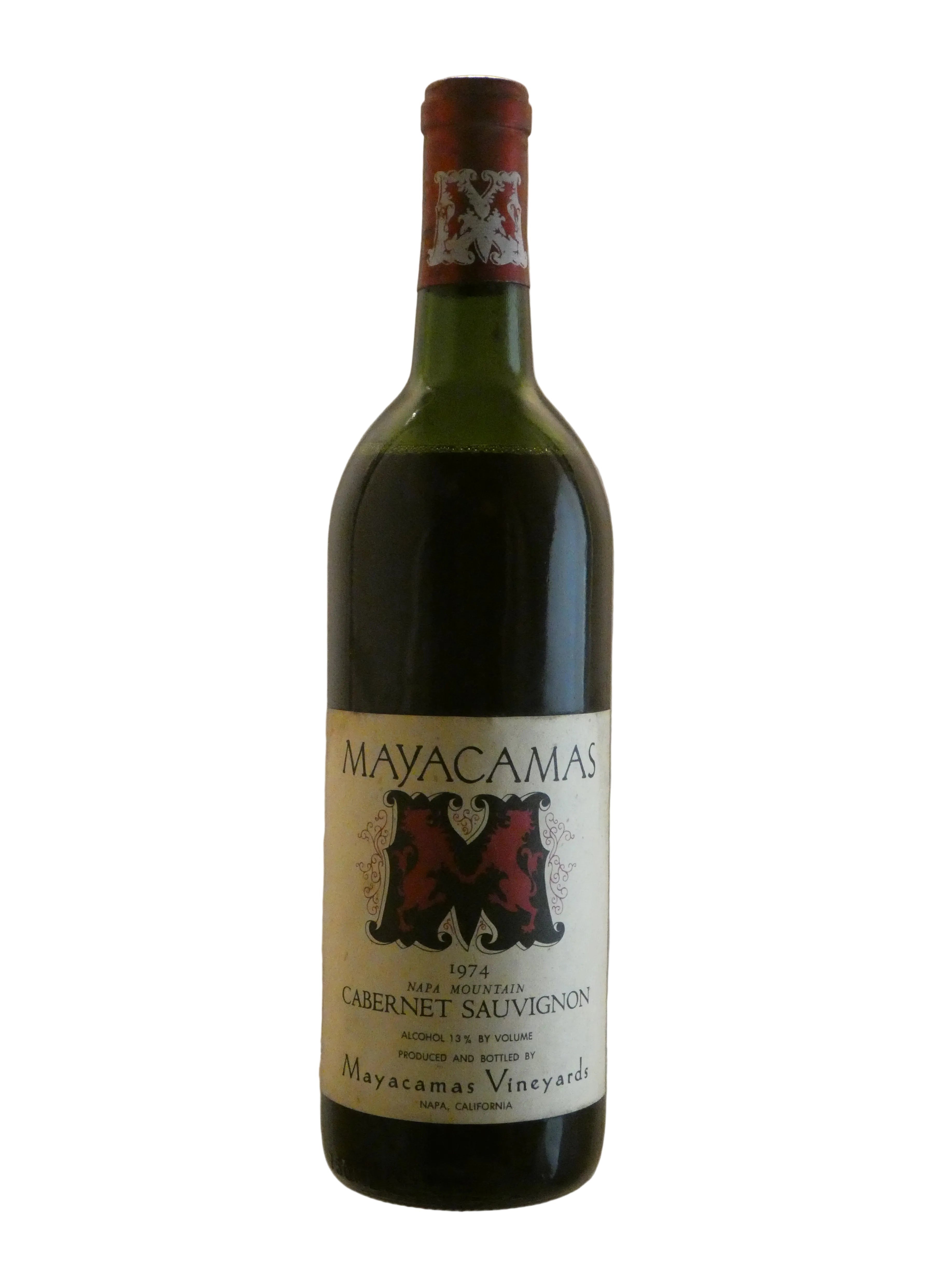Mayacamas Vineyards Mayacamas Vineyard Cabernet Sauvignon (High Mid Shoulder) - 1974 (750ml)