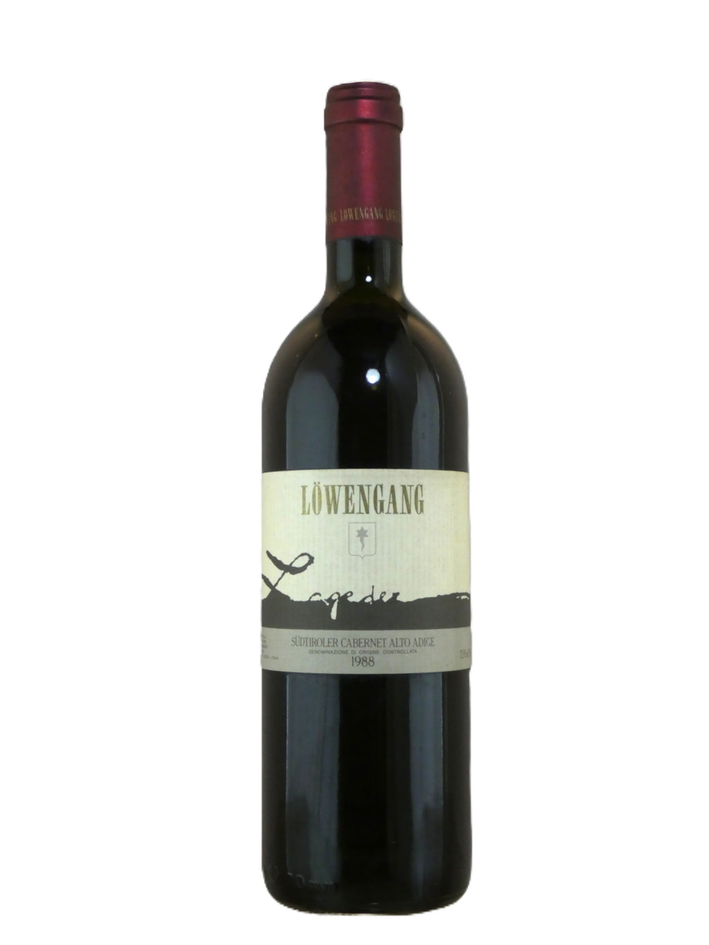 Alois Lageder Lowengang Suditroler Cabernet Sauvignon Alto Adige - 1988 (750ml)