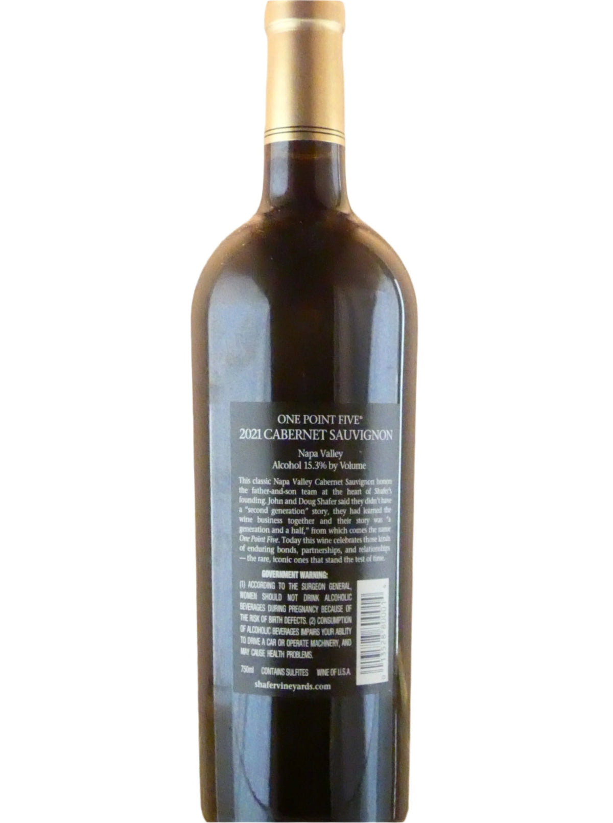 Shafer Napa One Point Five - 2021 (750ml)
