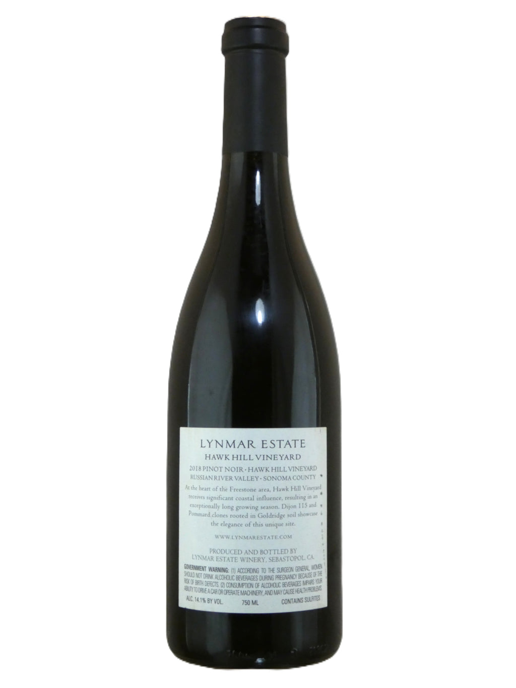 Lynmar Estate Pinot Noir Hawk Hill - 2018 (750ml)