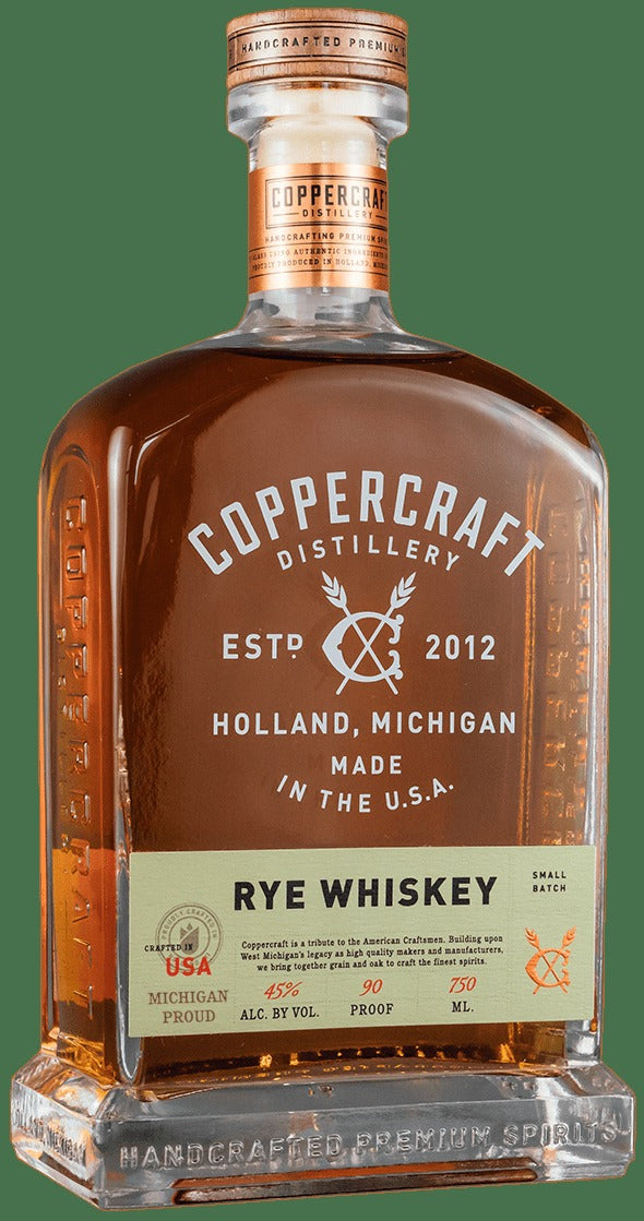Copper Craft Distillery Straight Rye Whiskey (750ml)