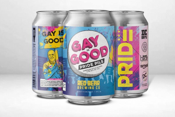 Red Bear Gay is Good Pils (16oz Can 4pk)
