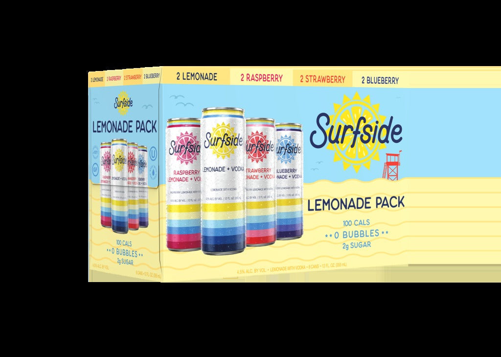 Surfside Lemonade Variety Pack(12oz 8pk Can)