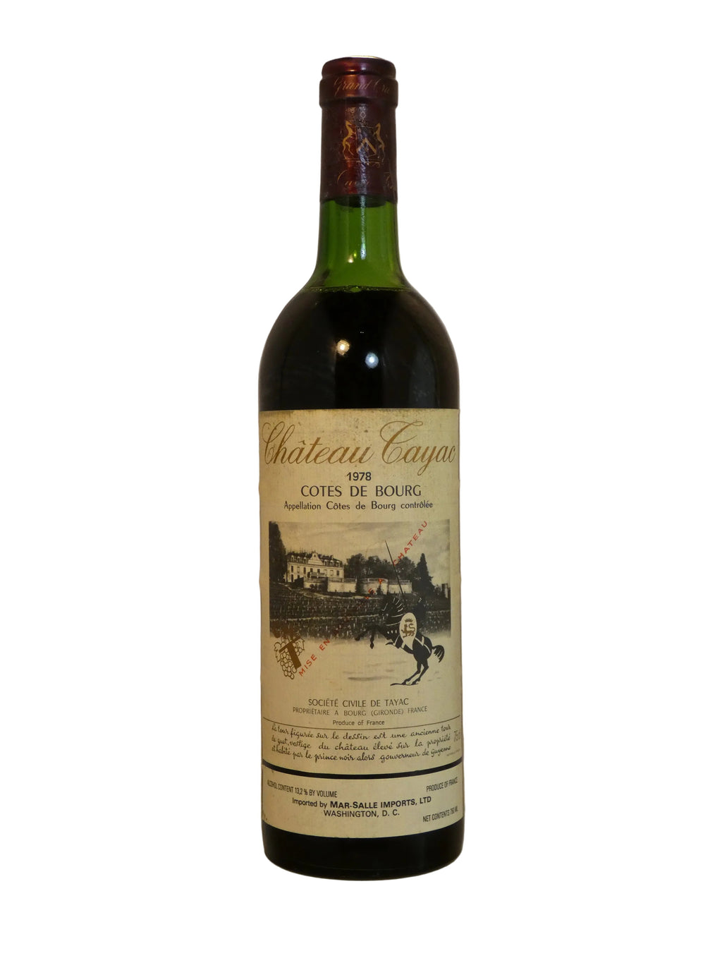 Tayac Cotes de Bourg (High Shoulder) - 1978 (750ml)