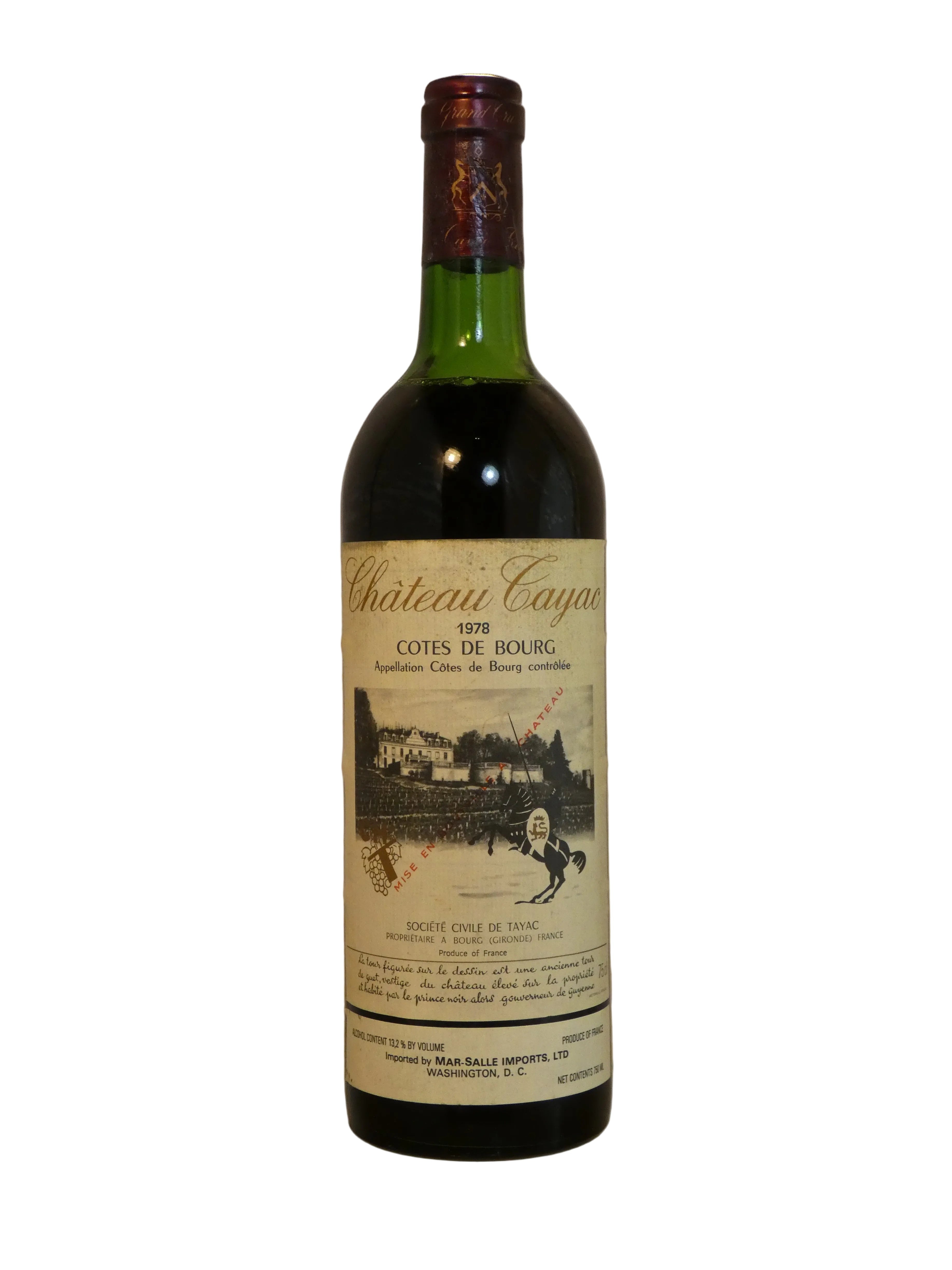 Tayac Cotes de Bourg (High Shoulder) - 1978 (750ml)