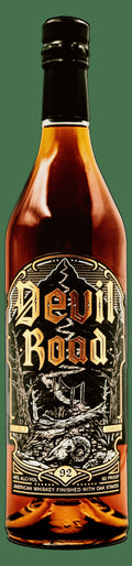 Devil Road Double Oaked American Whiskey – 92 Proof (750ml)
