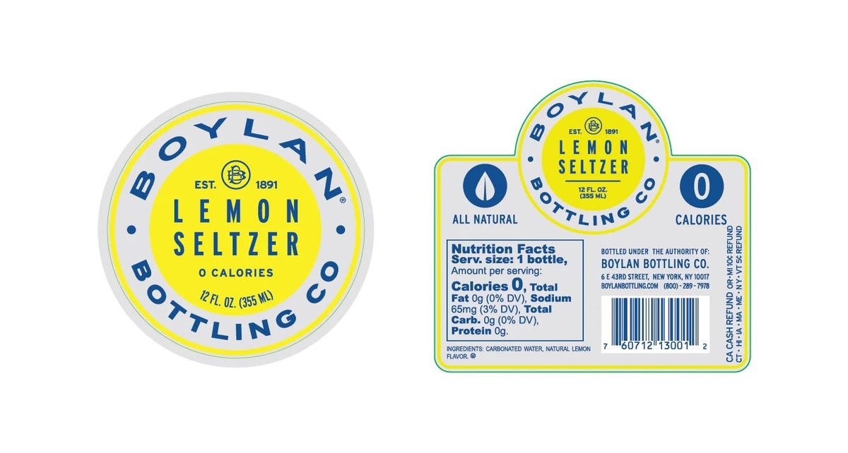 Boylan Lemon Seltzer (12oz Btl)