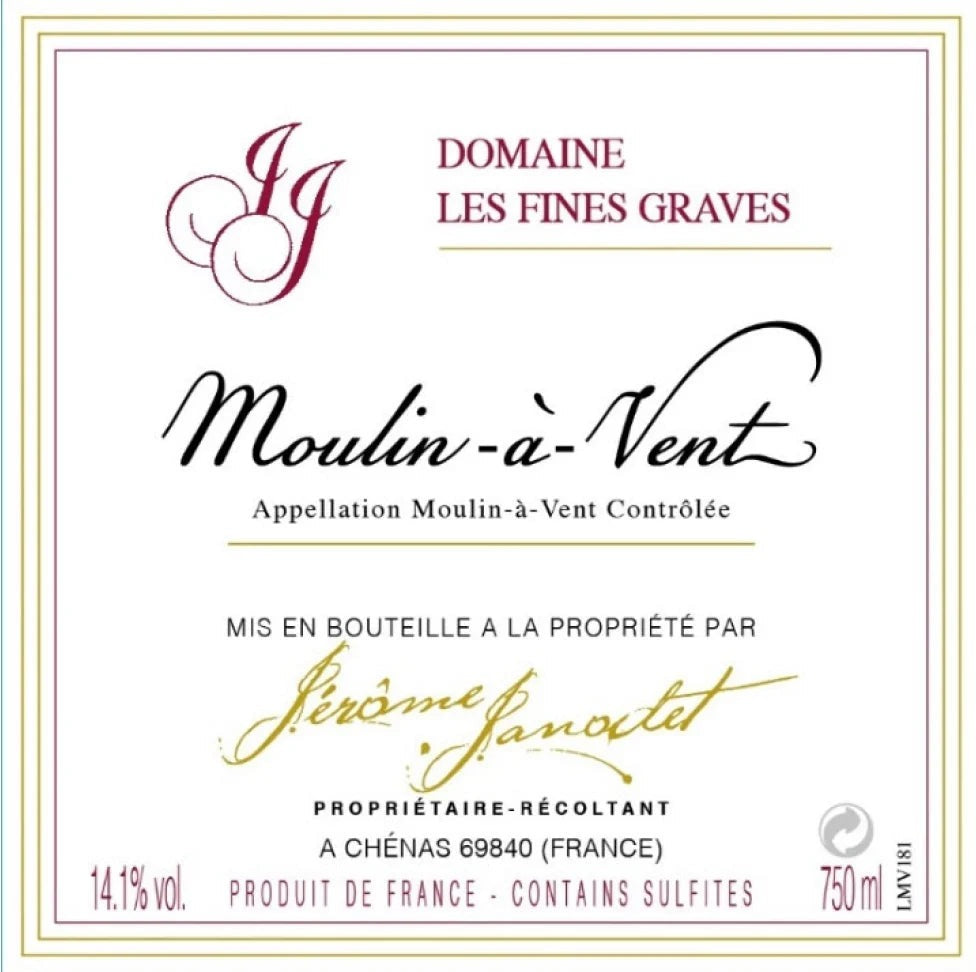 Jacky Janodet Domaine les Fines Graves Moulin-a-Vent - 2023 (750ml)