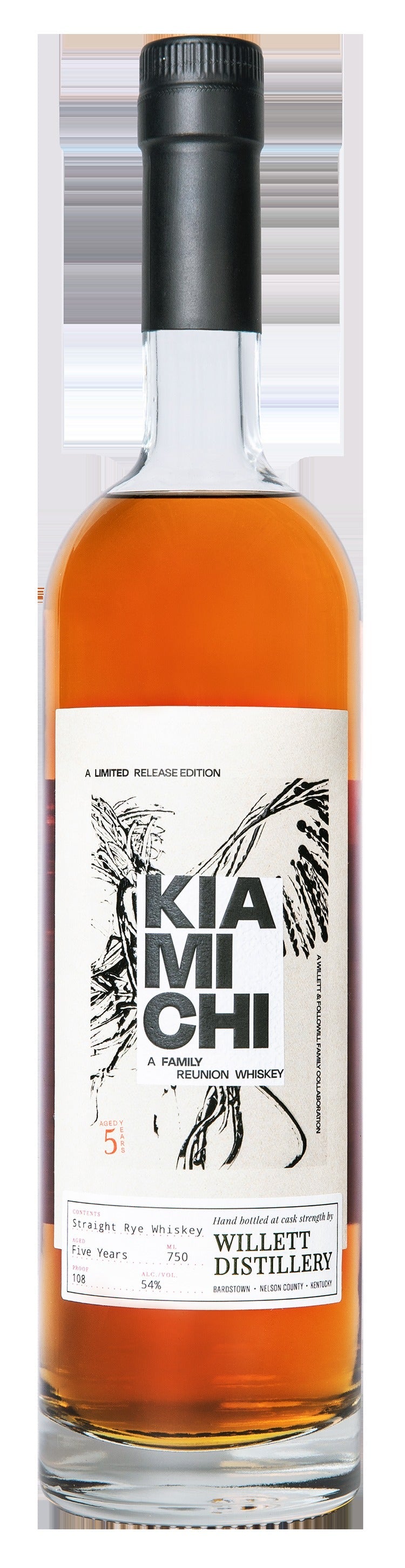 Willett Family Estate Kiamichi 5 Year Straight Rye Whiskey 108 - (750ml)