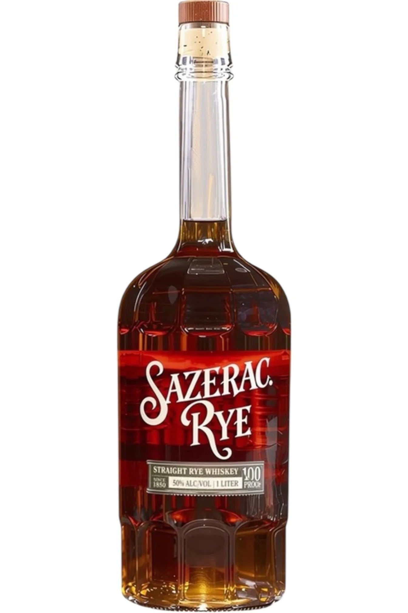 Sazerac 100 Proof Straight Rye Whiskey - (1 Liter)