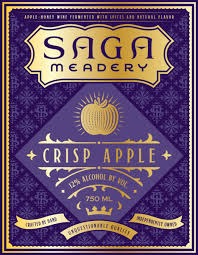 Saga Meadery Crisp Apple(750ml)