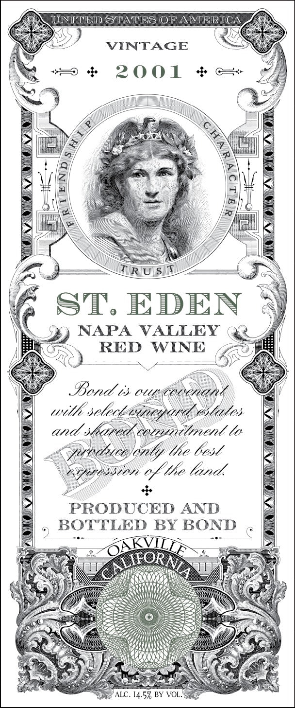 Bond St. Eden Napa Valley Red Wine - 2001 (750ml)