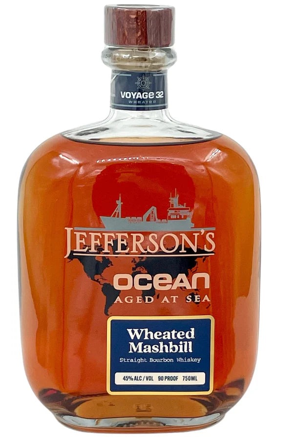 Jefferson's 'Ocean' Aged at Sea Wheated Mashbill Straight Bourbon Whiskey Voyage 29 (750ml)