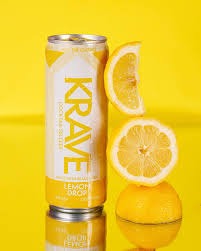 Krave Vodka Lemon Drop(12oz Can 4pk)