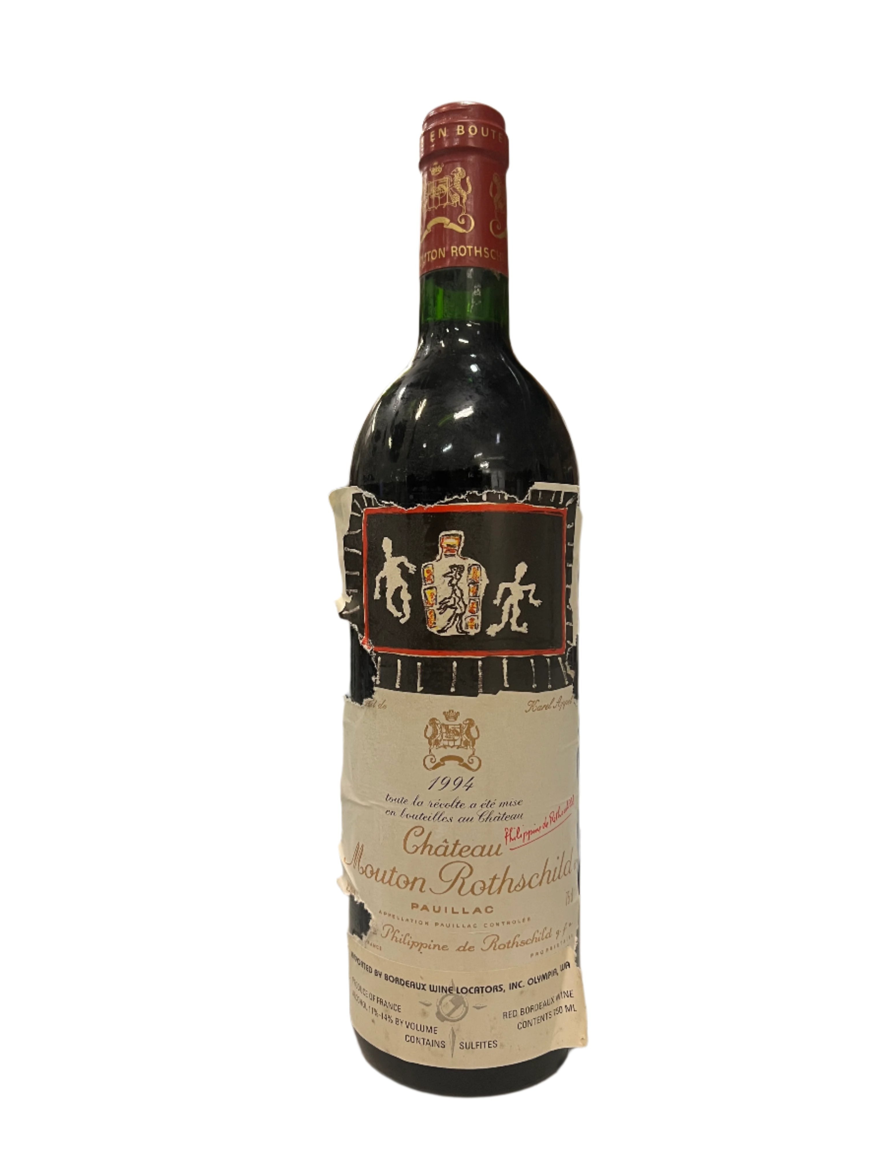 Mouton Rothschild - 1994 (750ml) Damaged Label