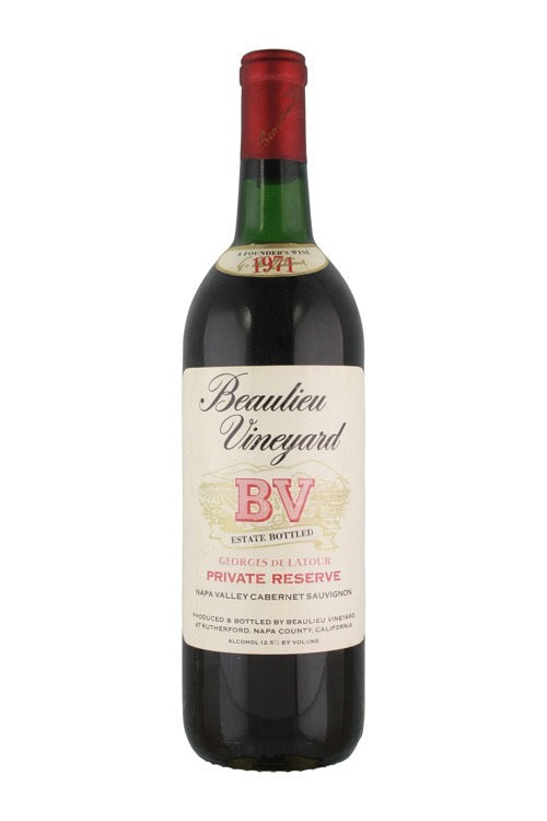 Beaulieu Vineyard BV Georges de Latour Private Reserve Cabernet Sauvignon (High Mid Shoulder) - 1971 (750ml)
