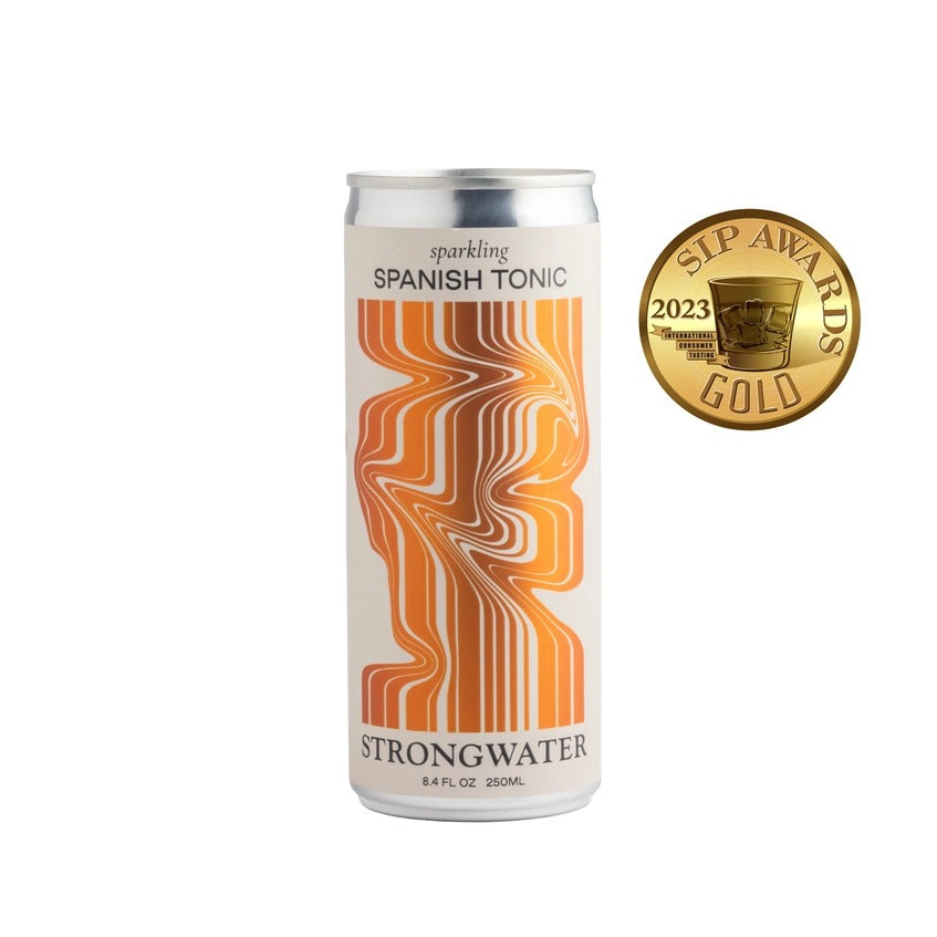 Strongwater Spanish Tonic Water (250ml can 4 Pk)