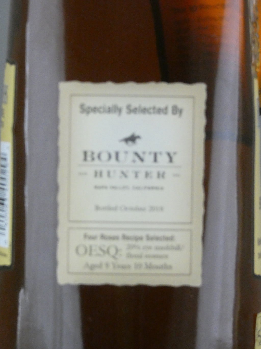 Four Roses Single Barrel Cask Strength (9Year 10month OESQ Bounty Hunter 55.3%) (750ml)
