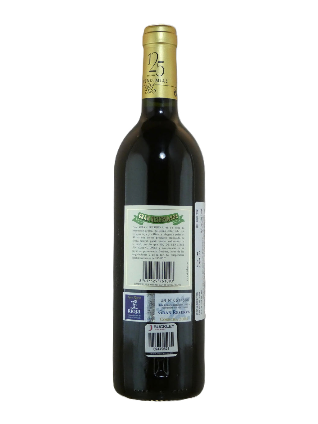 La Rioja Alta S.A. Gran Reserva 904 - 2005 (750ml)