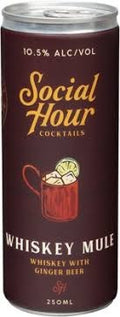 Social Hour Whiskey Mule(12oz Can 4pk)