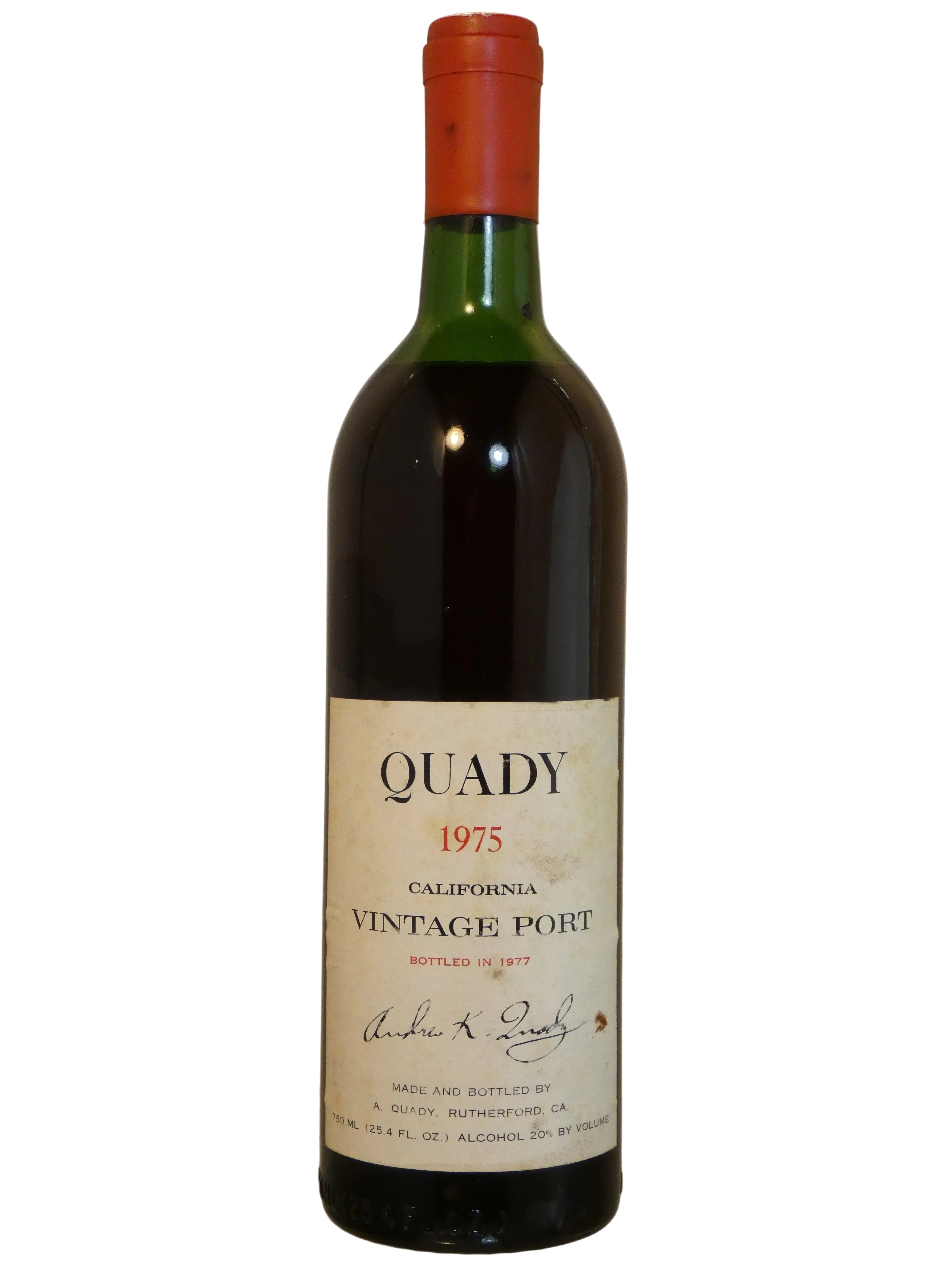Quady Vintage Port California (High Shoulder) - 1975 (750ml)