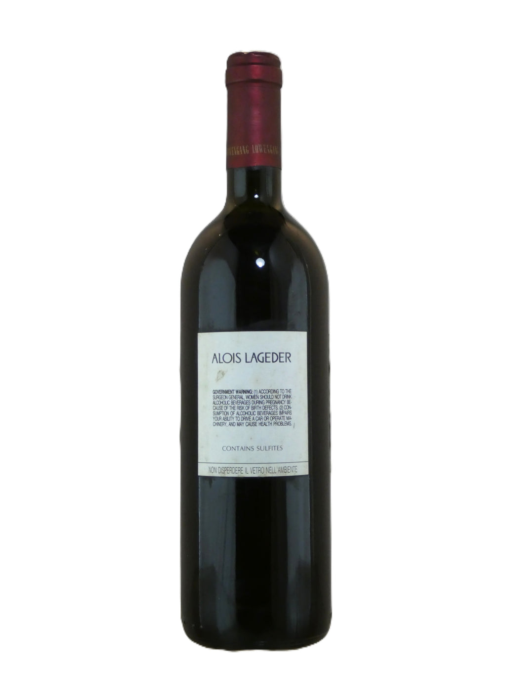 Alois Lageder Lowengang Suditroler Cabernet Sauvignon Alto Adige - 1988 (750ml)