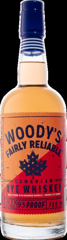 Woody's Fairly Reliable Canadian Rye Whiskey (750ml)